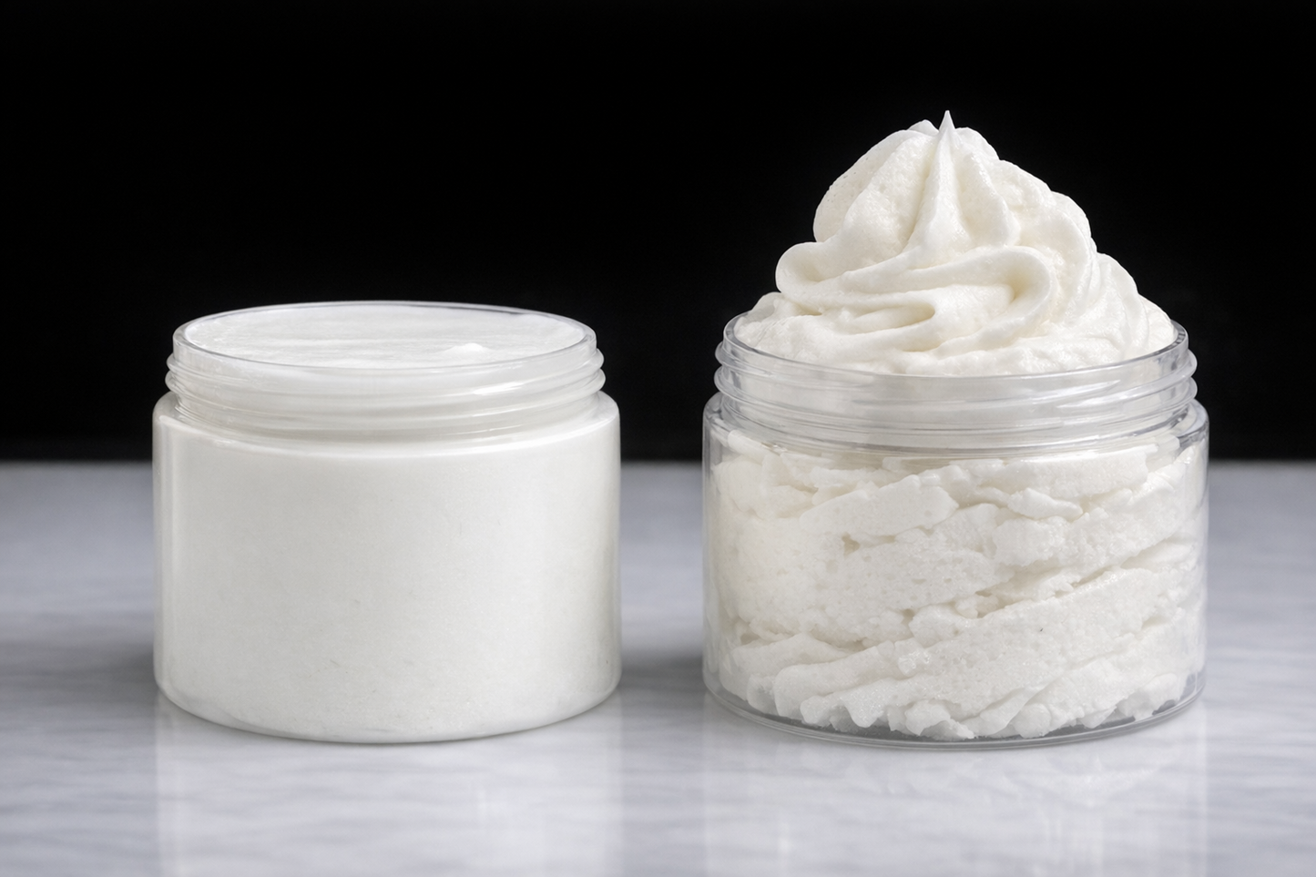 Eczema/Psoriasis Homemade Whipped Body Butter & Foaming Exfoliating Sugar Scrub Set