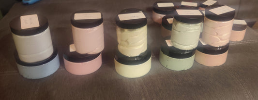 Eczema/Psoriasis Homemade Whipped Body Butter & Foaming Exfoliating Sugar Scrub Set