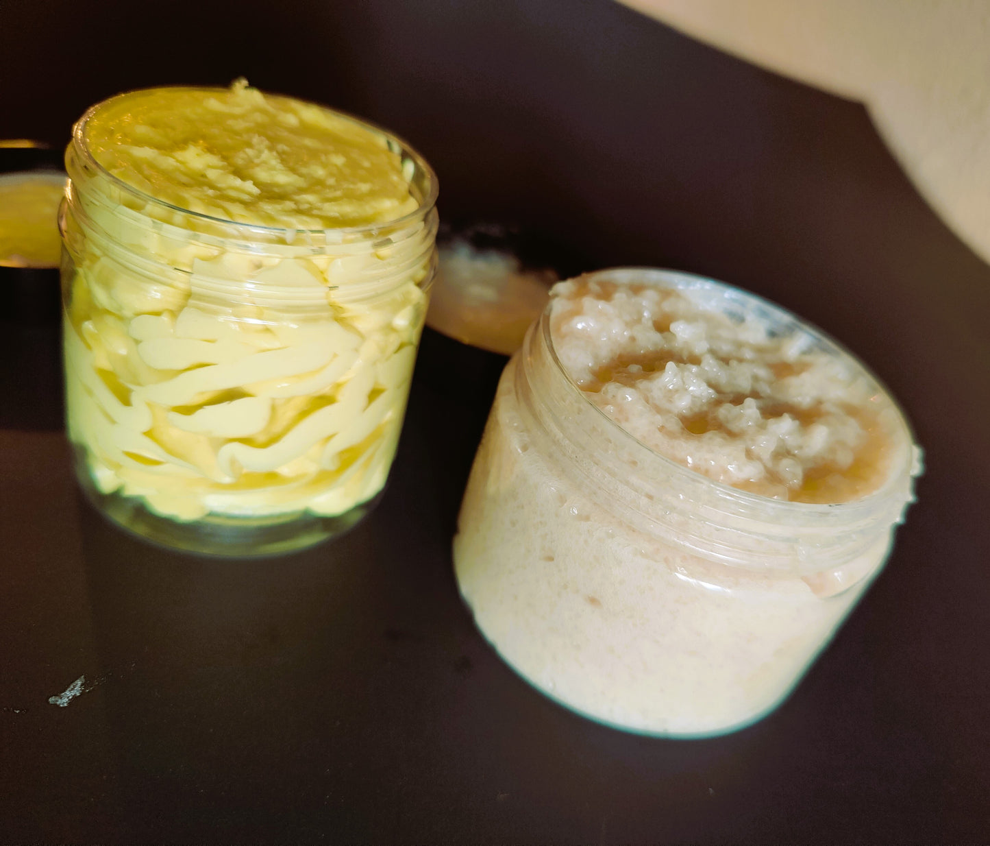 Eczema/Psoriasis Homemade Whipped Body Butter & Foaming Exfoliating Sugar Scrub Set