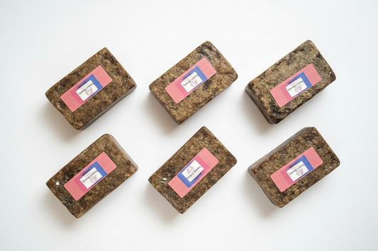 Raw Natural Black Soap Bars