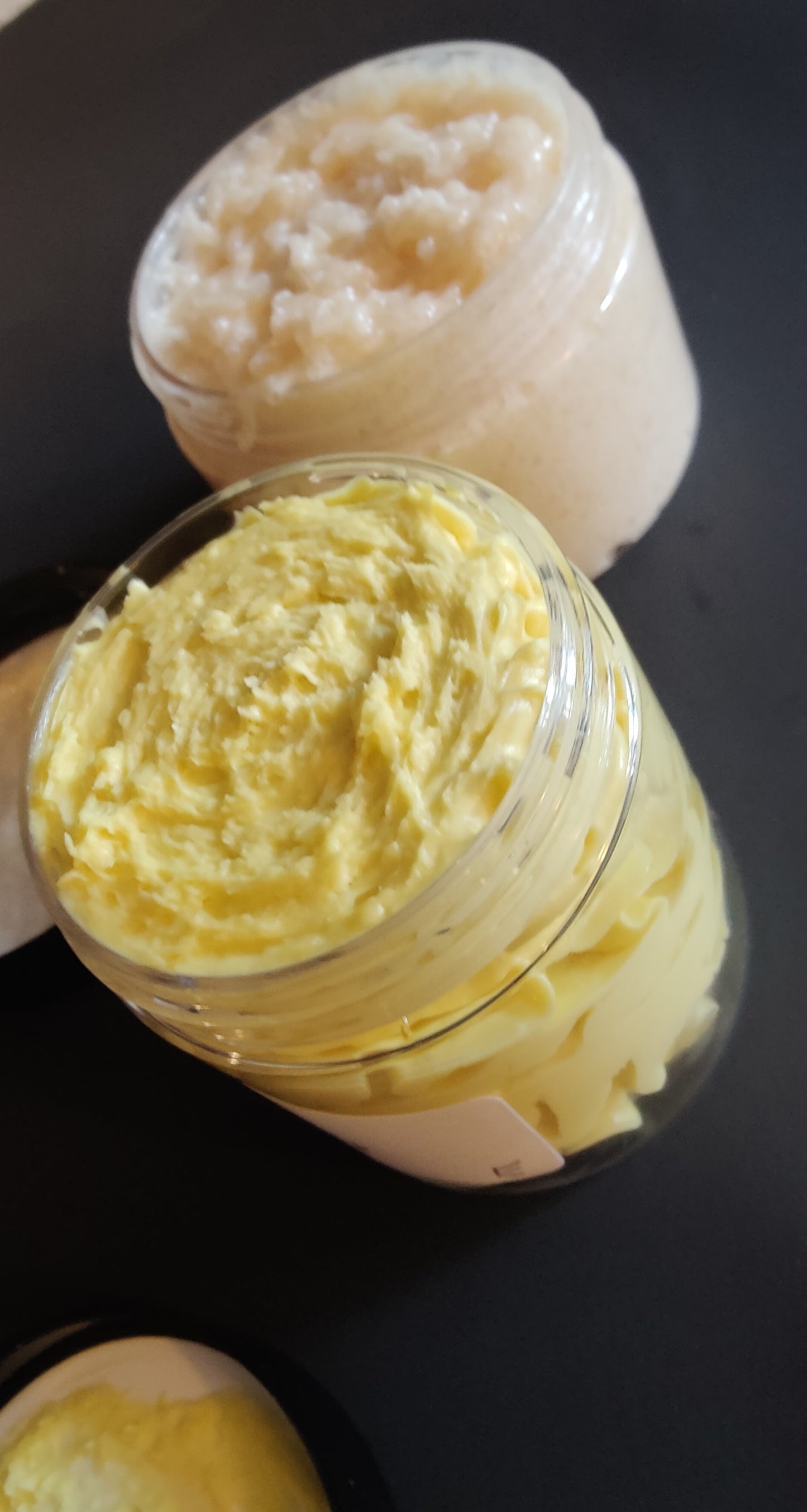 Eczema/Psoriasis Homemade Whipped Body Butter & Foaming Exfoliating Sugar Scrub Set